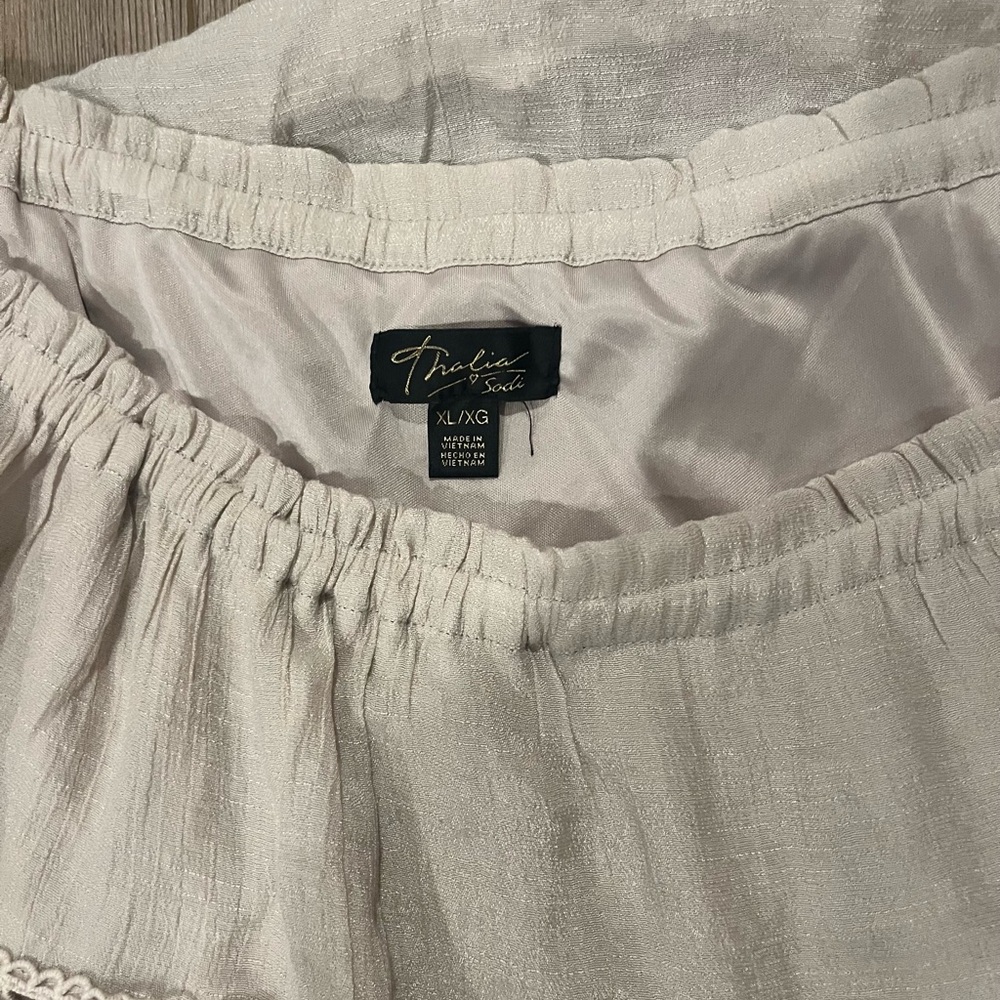 Thalia Sodi Cream Off-Shoulder Blouse - Picture 2 of 2